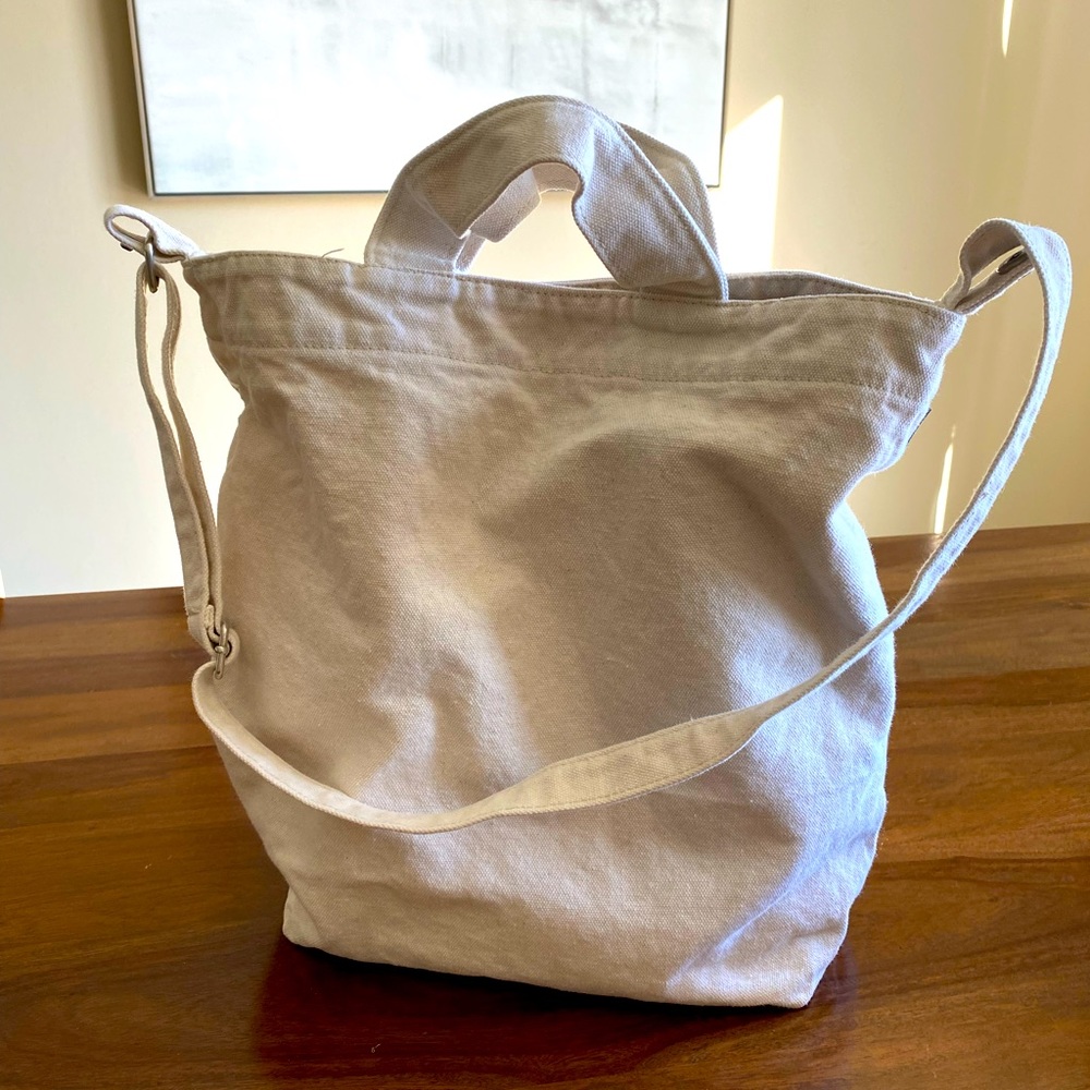 BAGGU Duck Bag in Natural Canvas